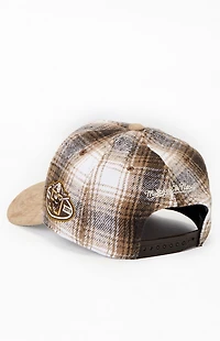 Mitchell & Ness MLB Plaid San Diego Padres Pro Snapback Hat