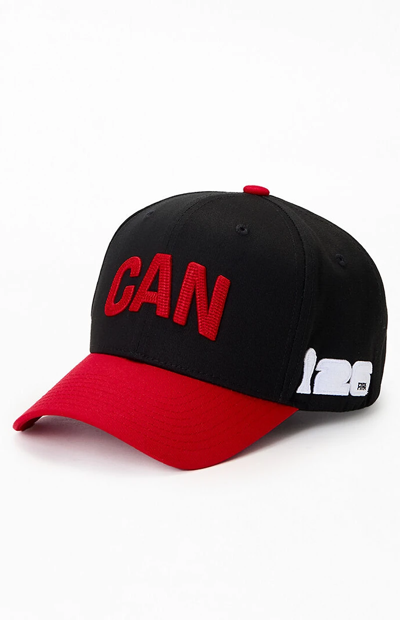 FIFA Embroidered Canada Pro Crown Snapback Hat