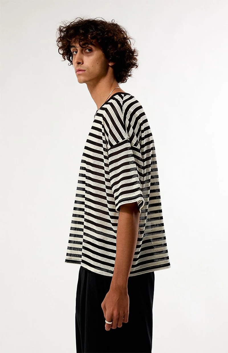 Pacsun Striped Mesh Football Jersey