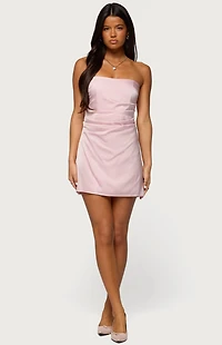 Edikted Valeriah Strapless Mini Dress