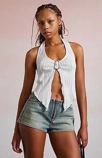 Third Charm Micah Fly Away Halter Top