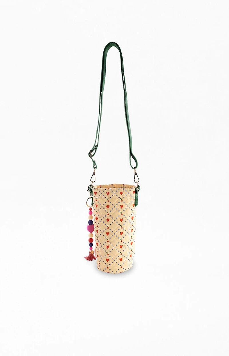 ban.do Cherry Hearts Water Bottle Sling