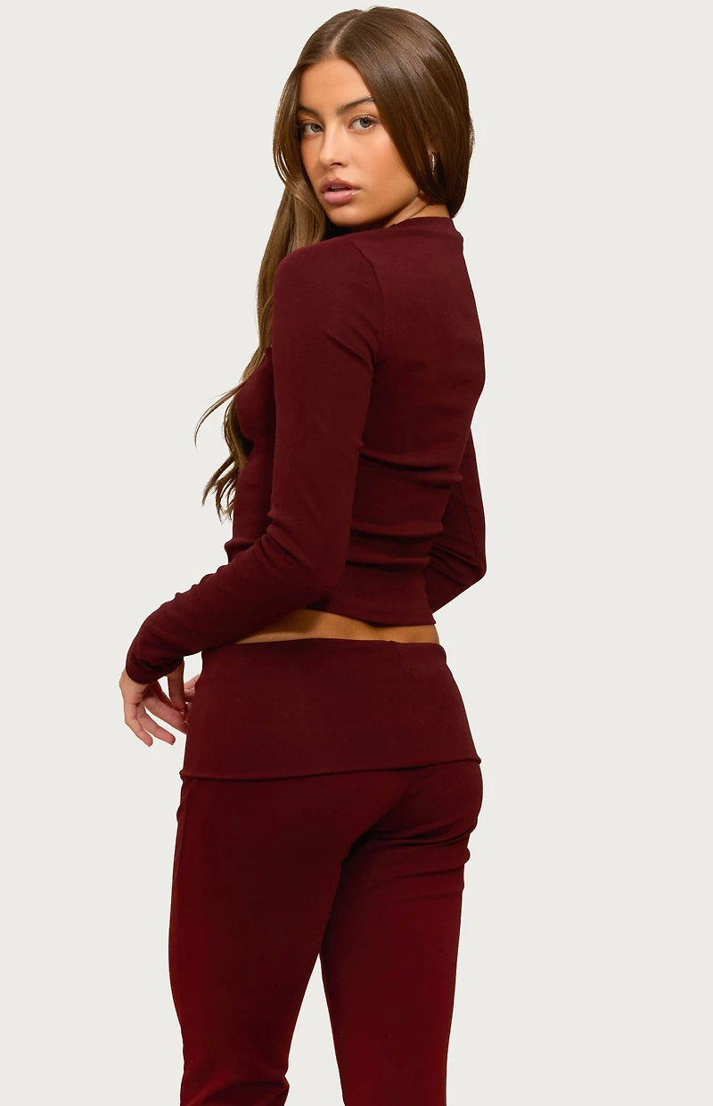 Edikted Ivanne Long Sleeve T-Shirt