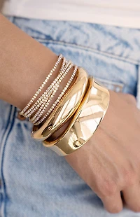 Ettika Squared Shine Bangle