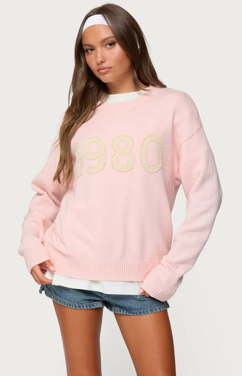 Edikted 1980 Oversized Knit Sweater