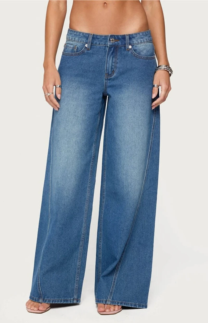 Edikted Linden Low Rise Baggy Jeans