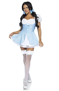 Leg Avenue Gingham Dress Costume