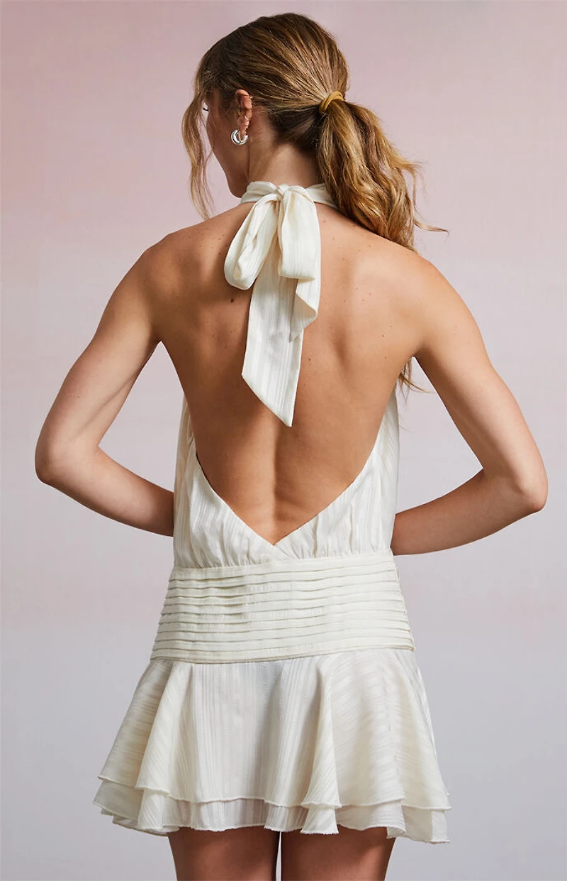 Third Charm Mira Tie Back Mini Dress