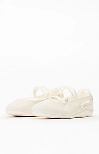 Puma Women's Cream Speedcat Ballet Python II Sneakers