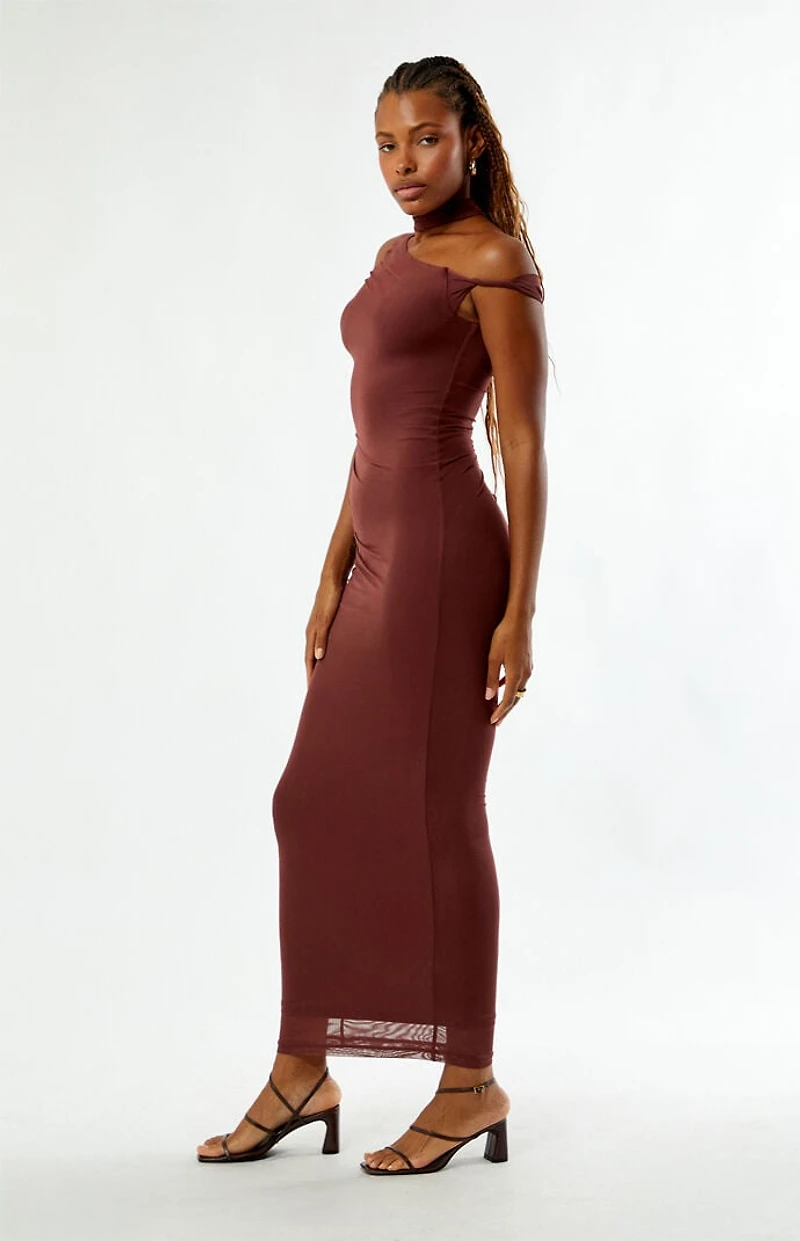 The Frolic Olive Maxi Dress