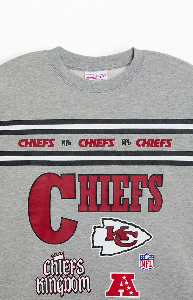 Mitchell & Ness Kids Kansas City Chiefs Crew Neck Sweatshirt