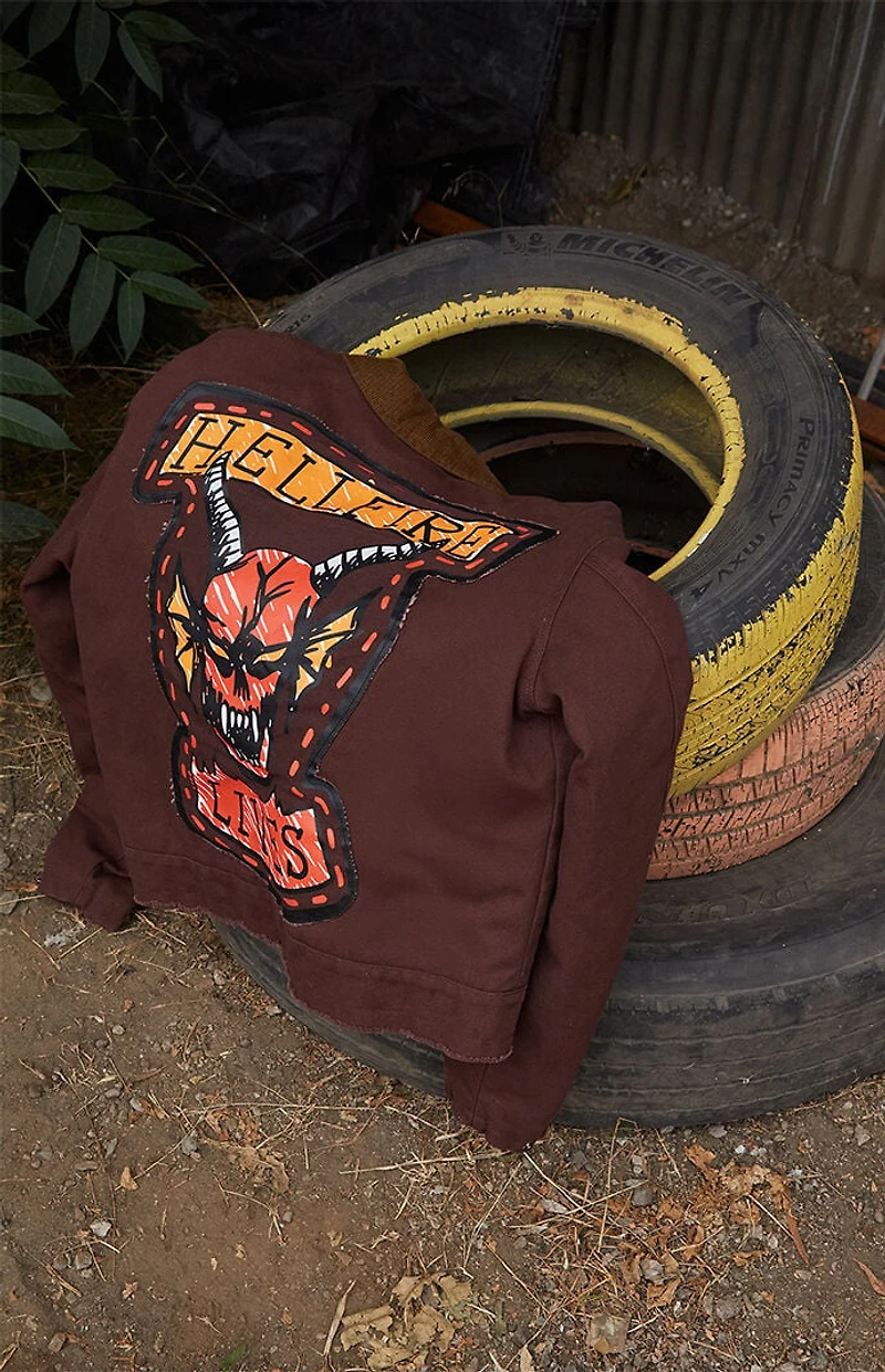 Netflix x Stranger Things Hellfire Lives Garage Jacket