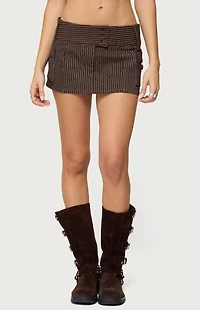 Edikted Lorna Pinstripe Mini Skort