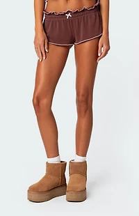 Edikted Alice Gathered Waist Shorts