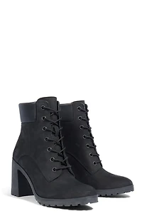 Timberland Women's Black Allington Mid Lace-Up Boots