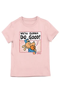 Kids Dog Man We're Gonna Do Good T-Shirt
