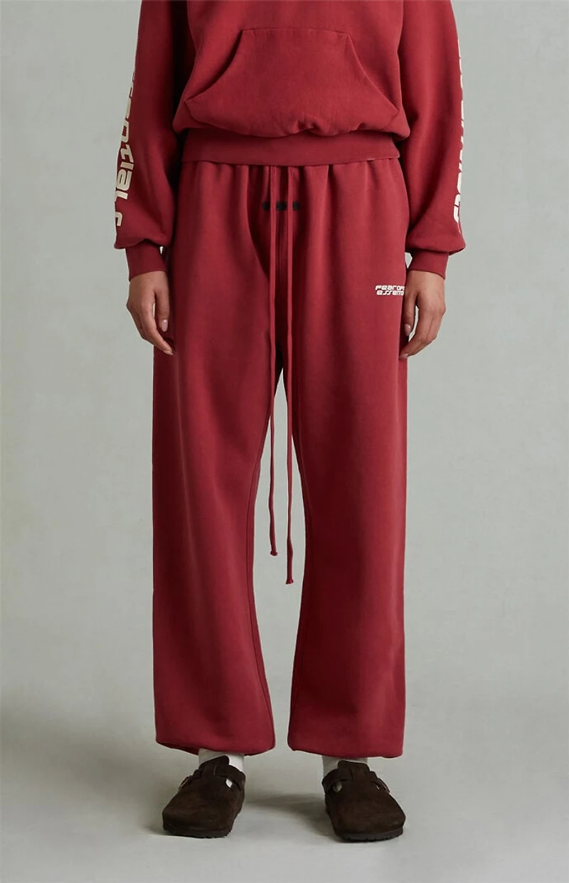 Fear of God ESSENTIALS Women's Crimson Classic Fleece Sweatpants