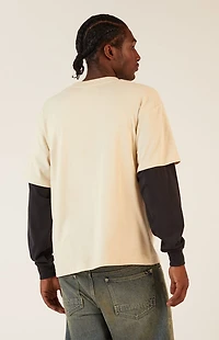 Pacsun Planet Layered Long Sleeve T-Shirt