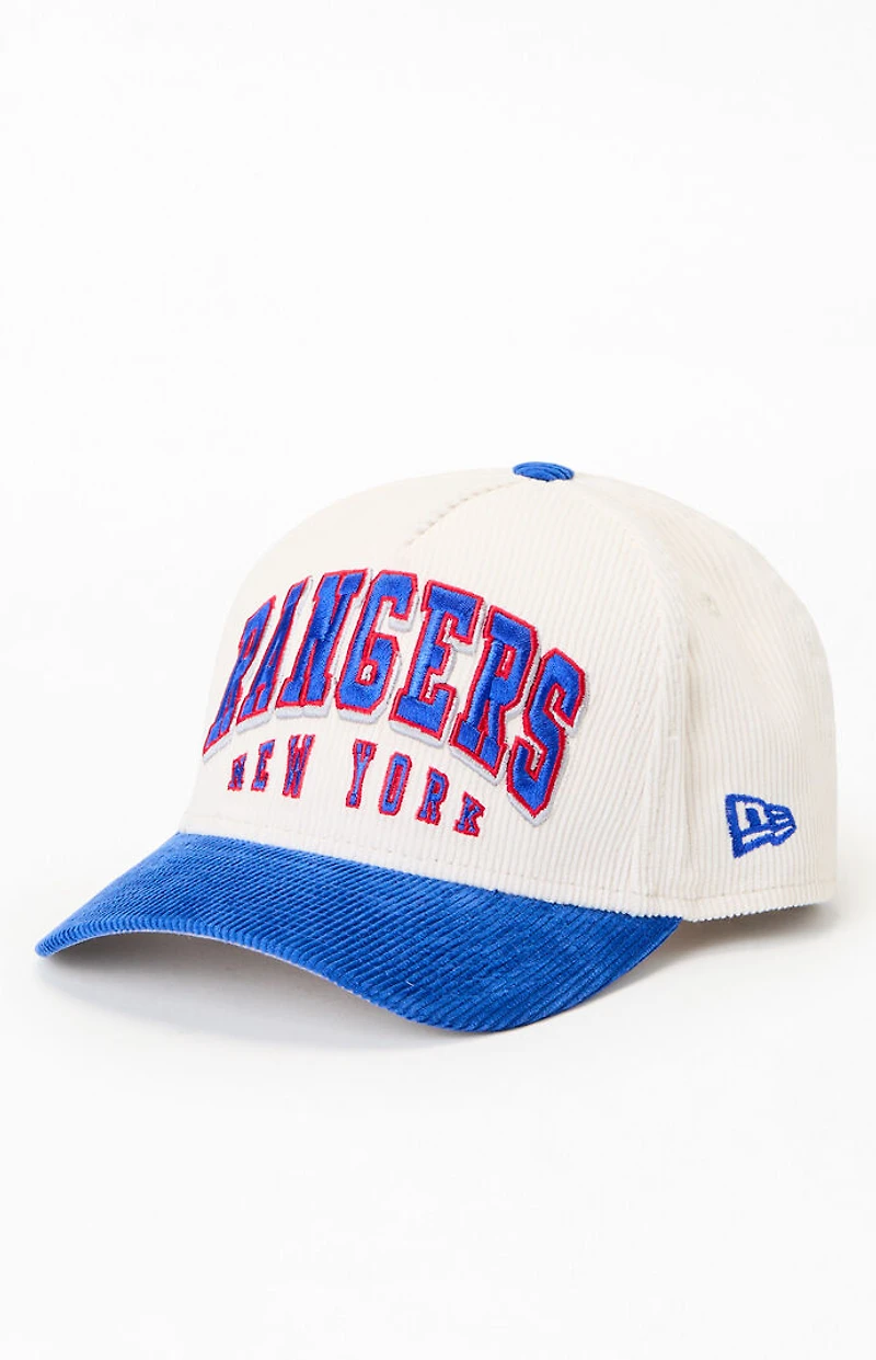 New Era New York Rangers 9FORTY Corduroy Snapback Hat