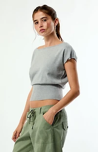Your Favorite Eva Short Sleeve Sweater T-Shirt