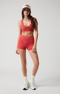 PAC 1980 WHISPER Active Dolphin Hem Biker Shorts