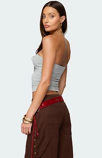 Edikted Annelise Strapless Top