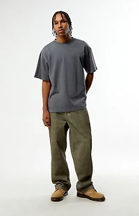 Pacsun  Blake Extreme Baggy Jeans Herringbone Gray