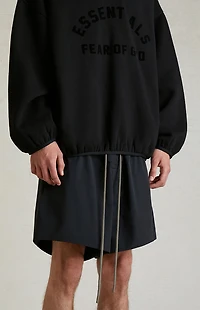 Fear of God ESSENTIALS Black Nylon Running Shorts