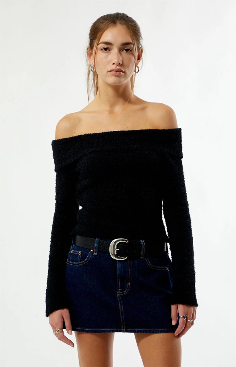 Beverly and Beck Cadence Off-The-Shoulder Sweater