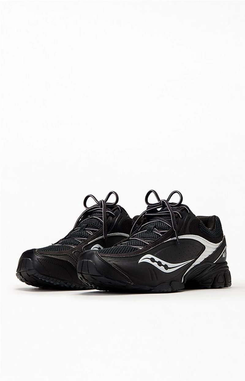 Saucony Black & Silver Progrid V2 Shoes