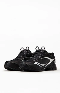 Saucony Black & Silver Progrid V2 Shoes