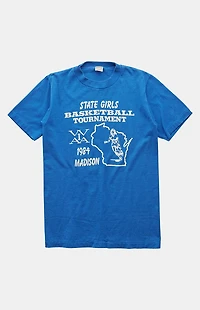 PS VINTAGE 80s State Girls Basketbal Tournament Graphic T-Shirt
