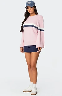 Edikted Nautical Striped Oversized Sweater