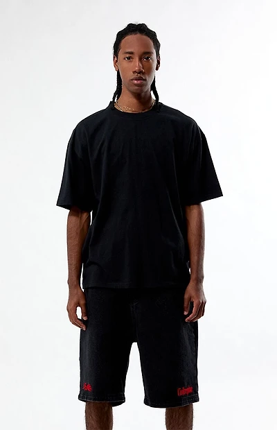 PS Basics Black Basic Oversized T-Shirt