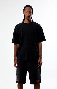 PS Basics Black Basic Oversized T-Shirt