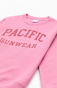 Pacsun Kids Pink Crew Neck Sweatshirt