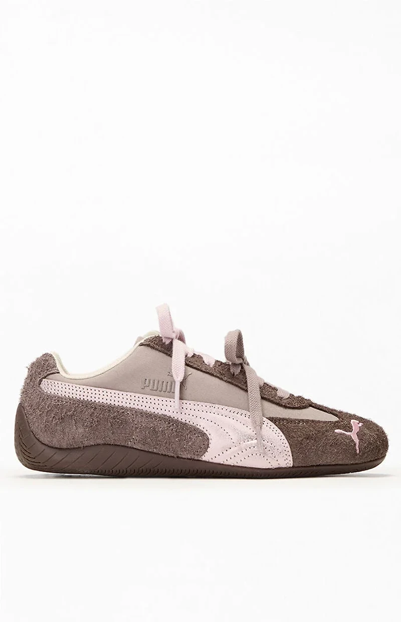 Pacsun Women's Brown Speedcat Brushed Luxe Sneakers