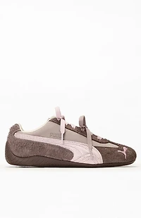 Pacsun Women's Brown Speedcat Brushed Luxe Sneakers