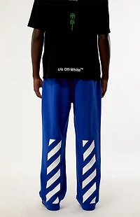 L/AB c/o Off-White Diagonal Open Hem Relaxed Sweatpants