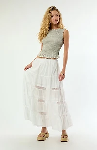 Steve Madden Elisse Lace Maxi Skirt