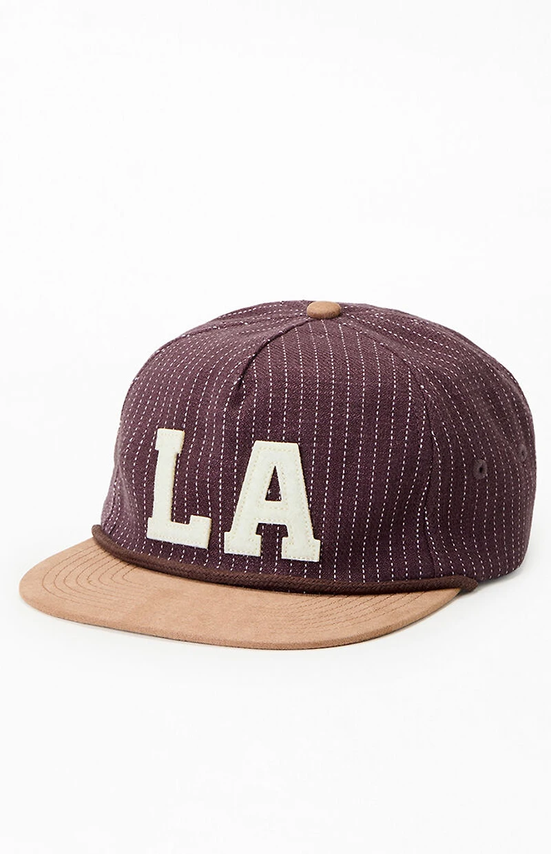 Pacsun LA Pinstripe Golfer Dad Hat