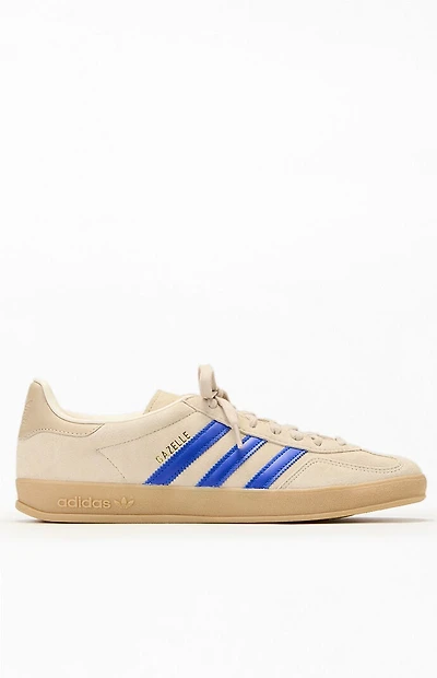adidas Blue & Tan Gazelle Indoor Shoes