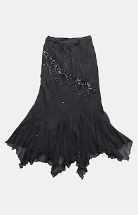PS VINTAGE 2000s Sequin Midi Skirt