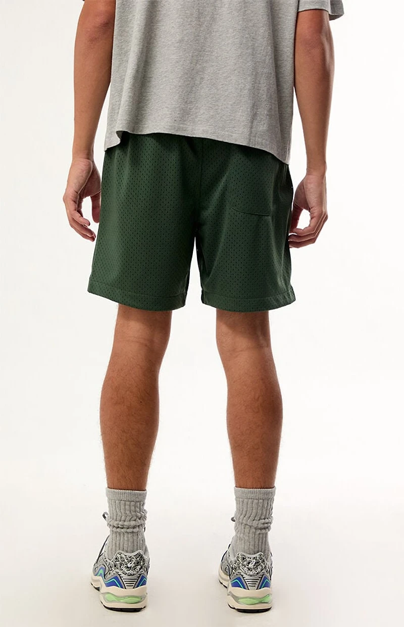Pacsun Green Mesh Shorts