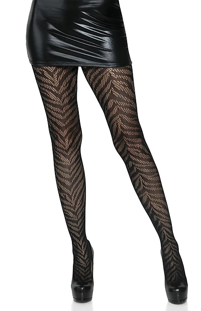 Leg Avenue Costume Zebra Fishnet Tights
