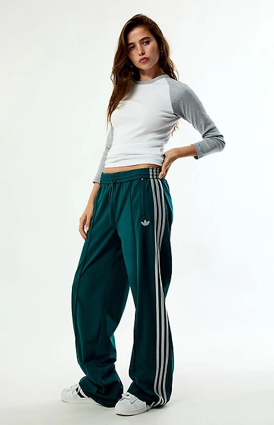 adidas Green Firebird Loose Track Pants