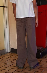 Pacsun Kids Brown Baggy Carpenter Jeans
