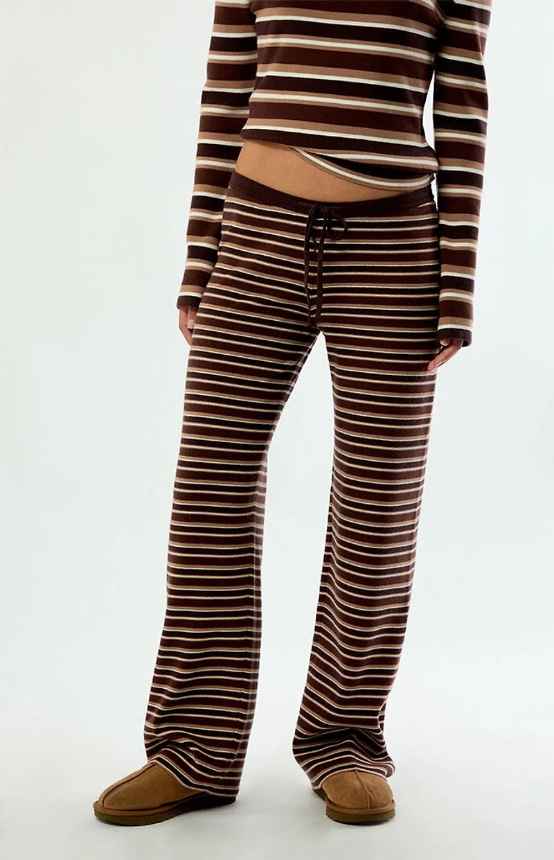 Your Favorite Sage Low Rise Ribbed Pants