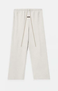 Fear of God ESSENTIALS Women's Heather Oatmeal Lounge Fleece Baggy Sweatpants