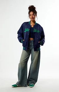 HYPE & VICE Notre Dame A-Game Varsity Bomber Jacket